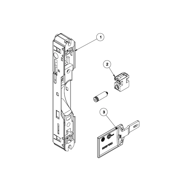 TKG025 Bloc serrure Technal