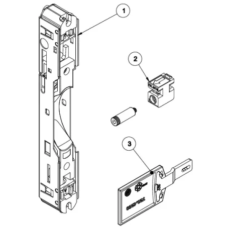 TKG025 Bloc serrure Technal
