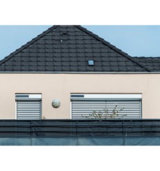 Volet roulant solaire lame orientable_Renovation_Blanc