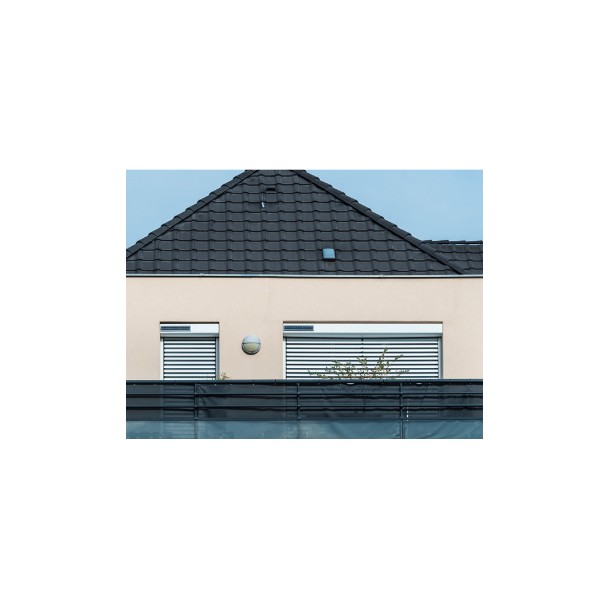Volet roulant solaire lame orientable_Renovation_Blanc