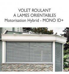 Volet roulant lame orientable_MONO ID+_Hybrid