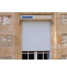 Volet roulant solaire MONO ID+ Alu DP368 sous linteau