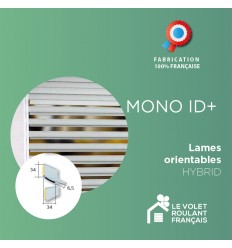 Volet roulant lame orientable_MONO ID+_Hybrid