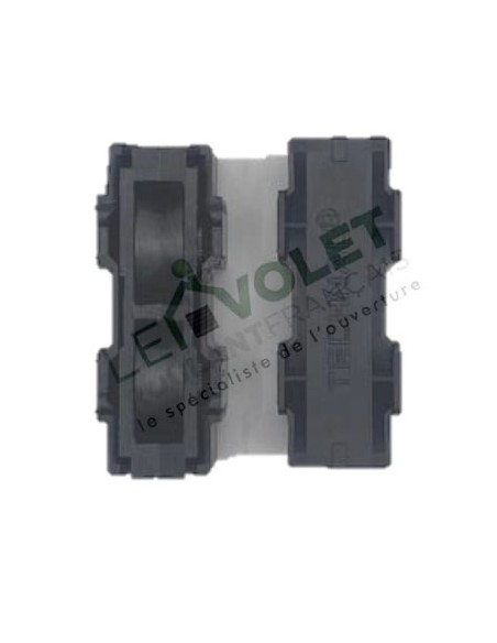 Roulette double polyamide TECHNAL T1957